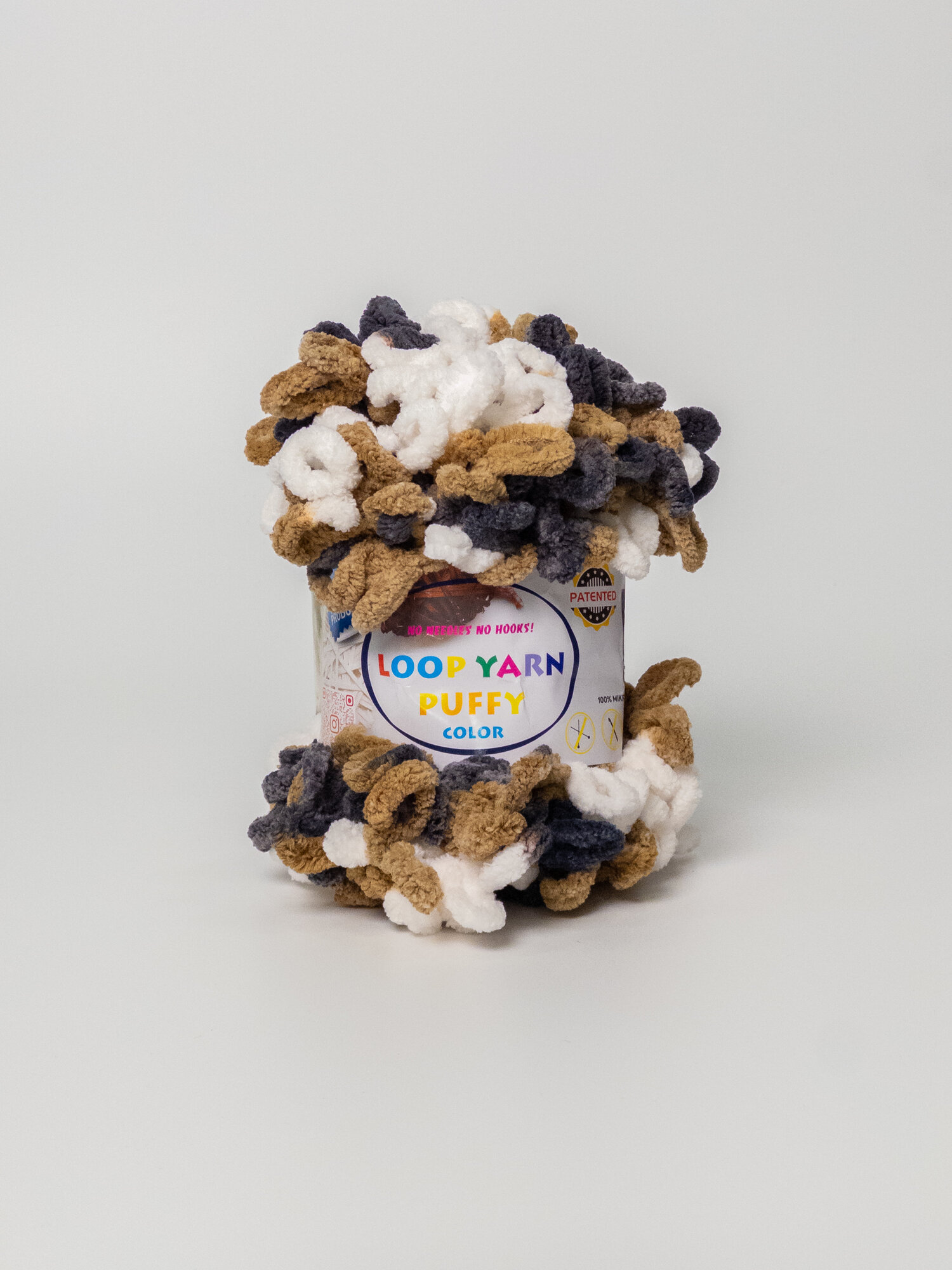 Пряжа Loop Yarn Антипиллинг, антистрессовая, 100% полиэстер, 9 м