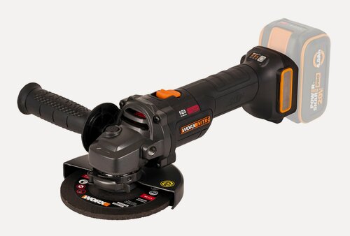 Изображение товара Угловая шлифмашина бесщёточная аккумуляторная WORX WX814.9, 125мм, 20В, без АКБ и ЗУ