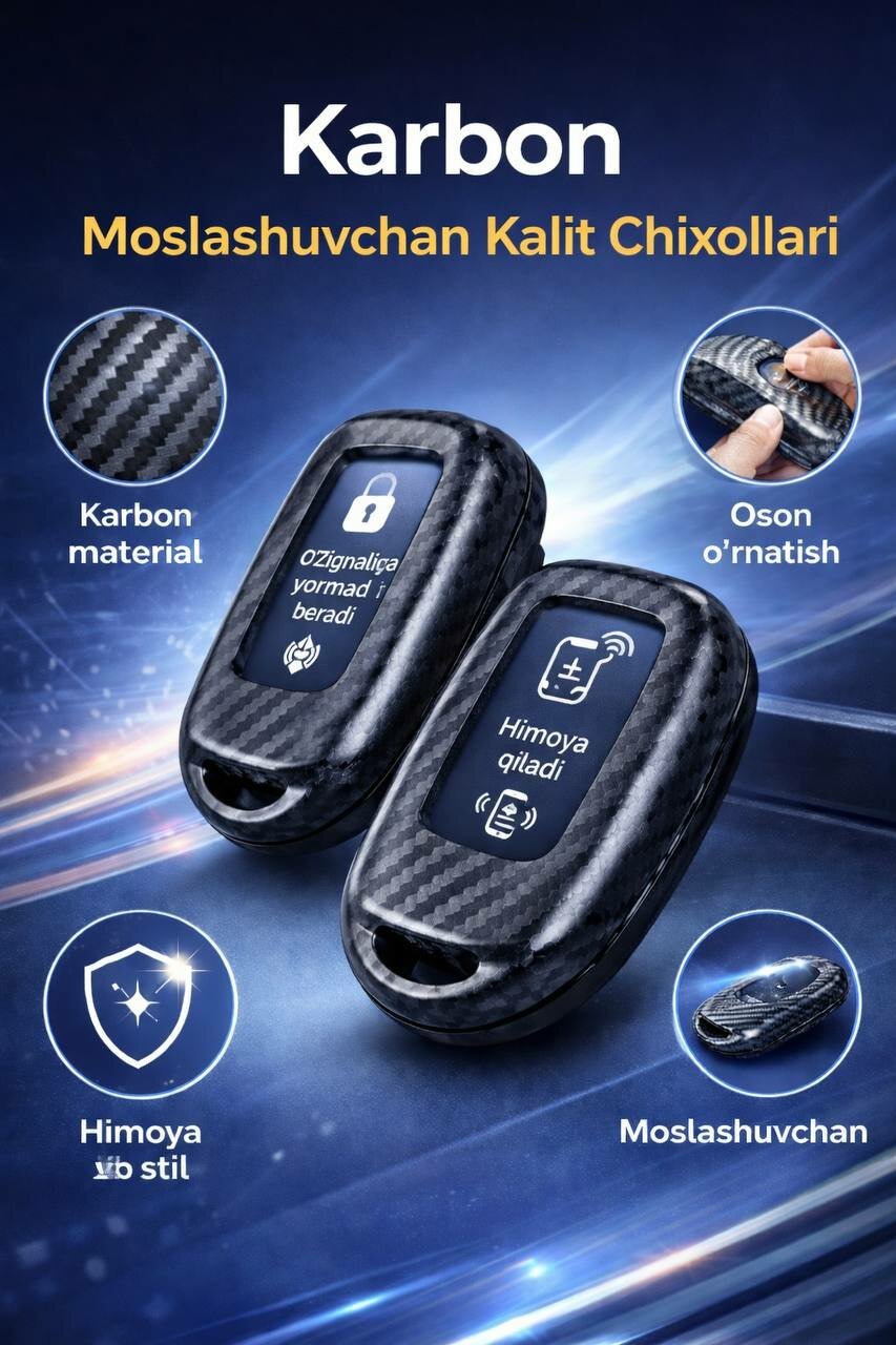 Megicar CARBON чехол для пульта дистанционного управления Автомобиля