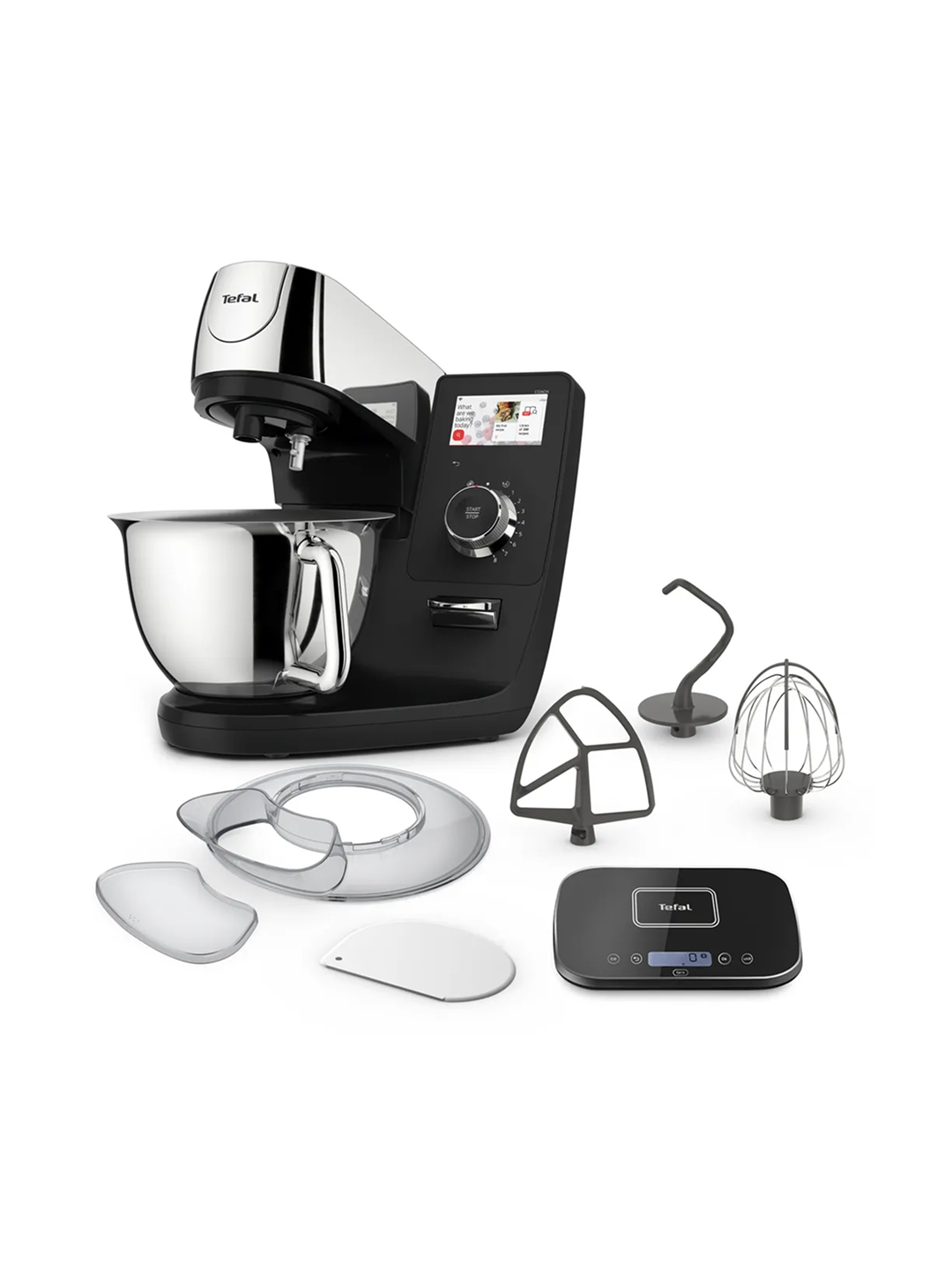 Кухонная машина и комбайн Tefal QB951DF0, серебристый Мощность 1200 Вт