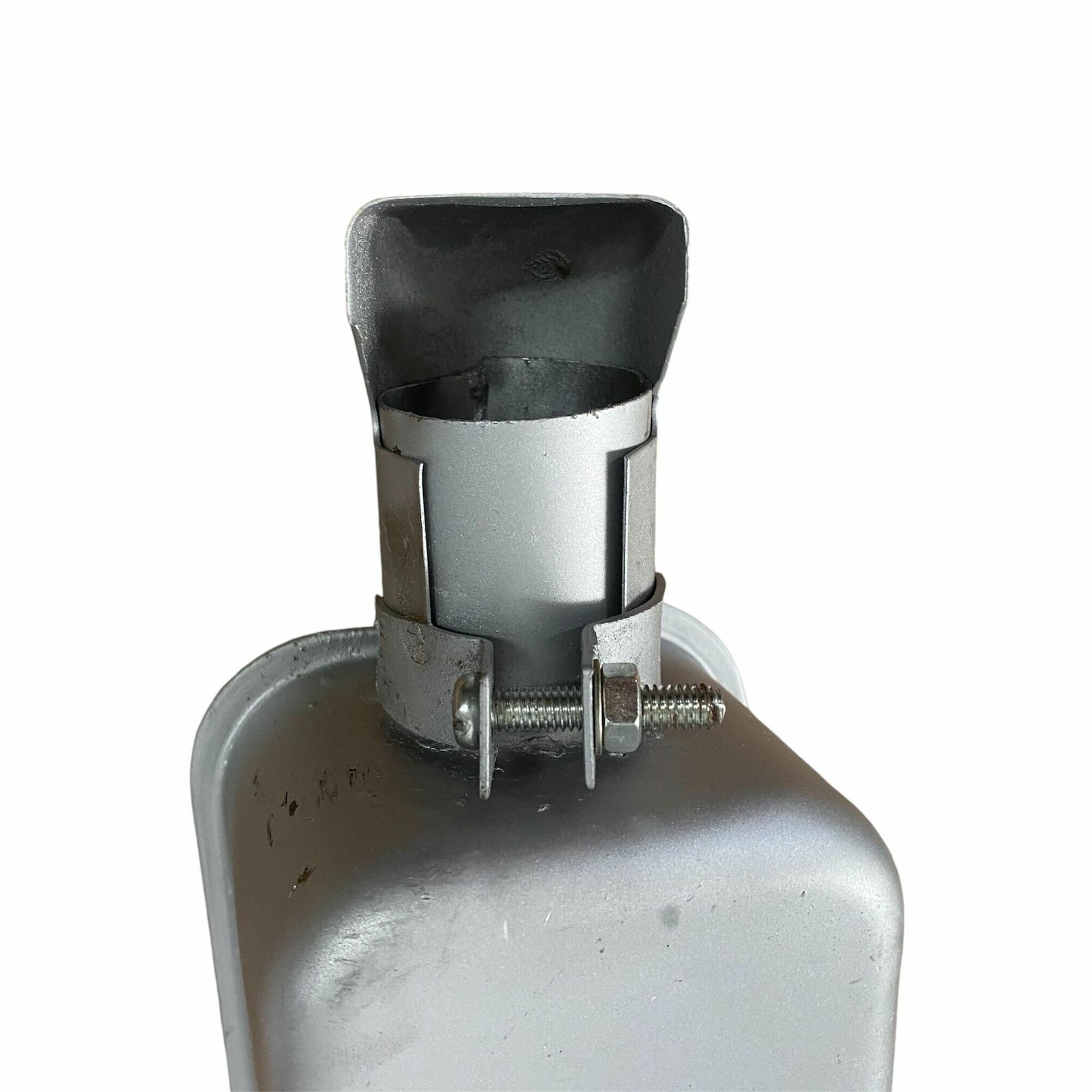 Глушитель R190 на дизельный двигатель на тяжелый мотоблок. — фото 1