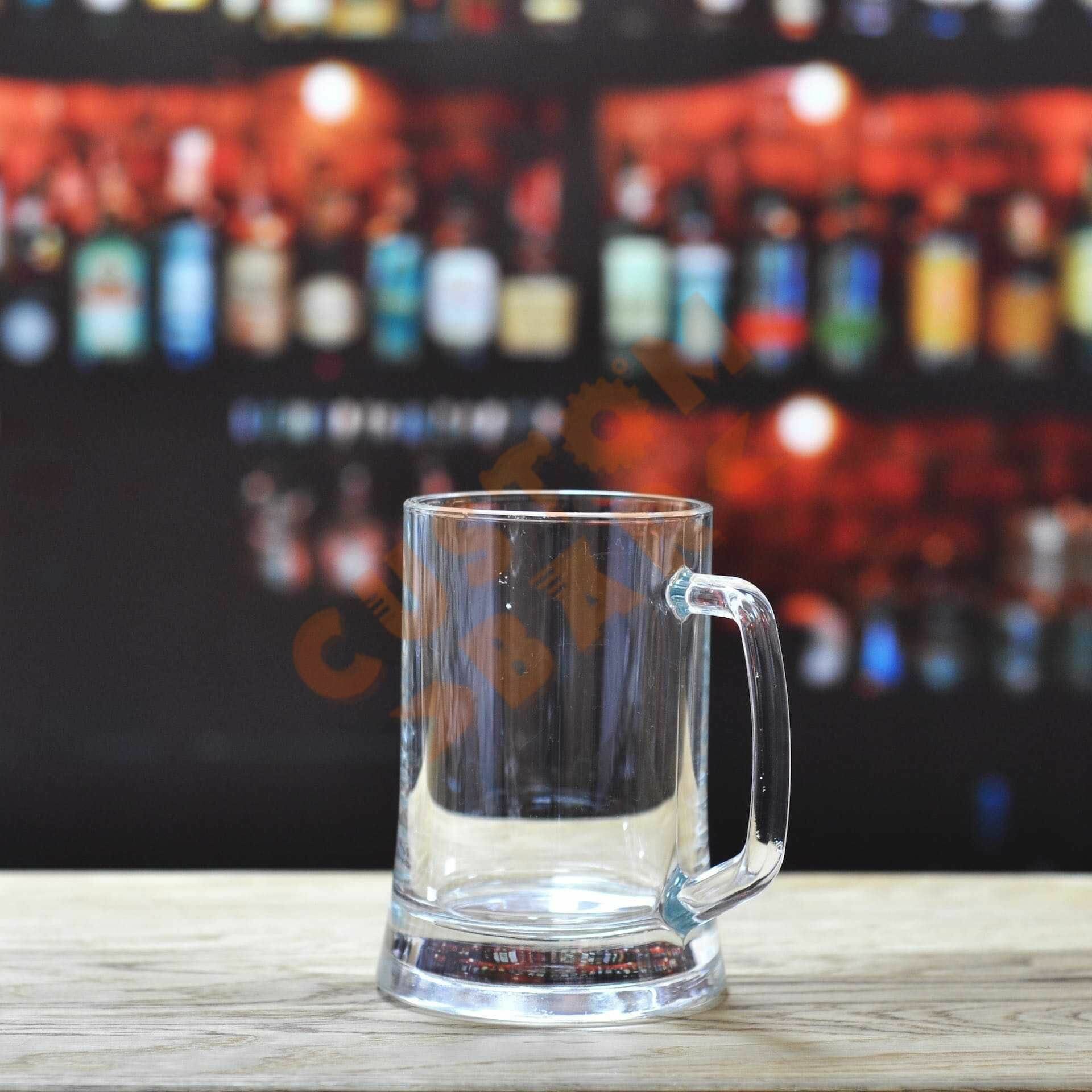 Кружка для пива "Паб"; стекло; 500мл. — фото 1