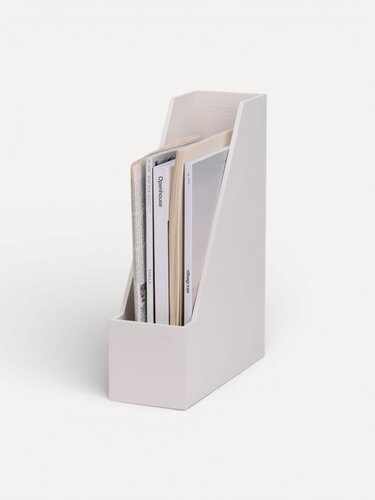 Изображение товара Лоток / Органайзер для бумаг вертикальный A41, дерево, цвет белый