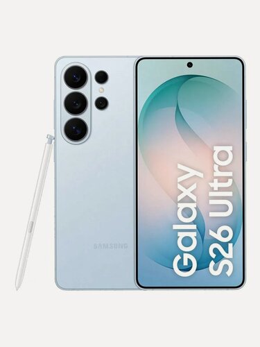 Изображение товара Смартфон Samsung Galaxy S26 Ultra, 12 ГБ/256 ГБ, Sky Blue (Голубой)