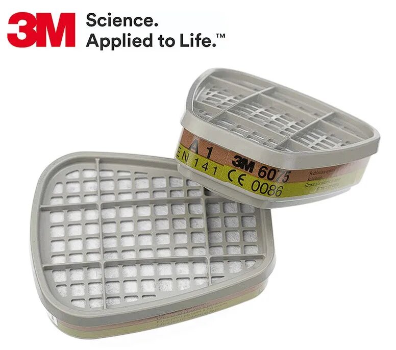 3M Фильтр для респиратора, маски, 2 шт.
