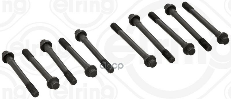 Болты ГБЦ (к-т) Toyota Avensis 1.6-1.8 97-, Corolla, Carina E, Geely, Lifan Elring арт. 708210
