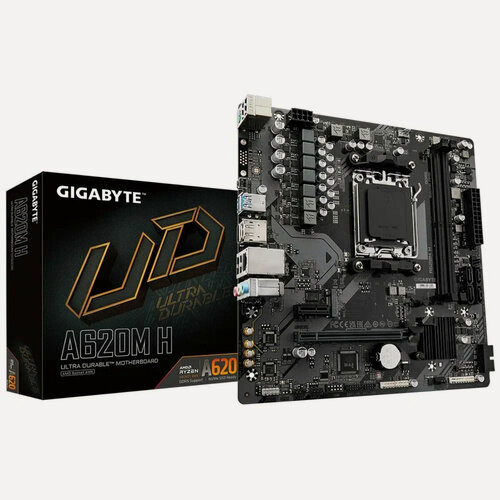 Изображение товара Материнская плата Gigabyte A620M H rev. 1.0, AM5, 5+2+2, DDR5