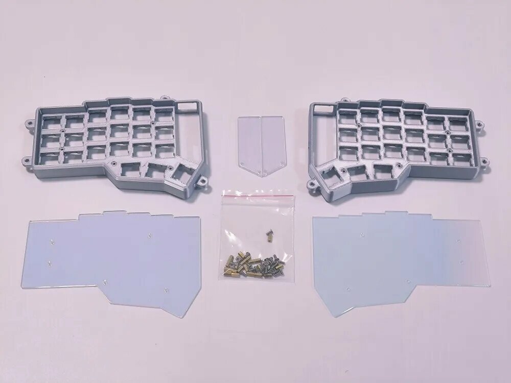 Корпус Для Клавиатуры Corne Crkbd Split Акриловая Базовая Плата Крышка Для Экрана