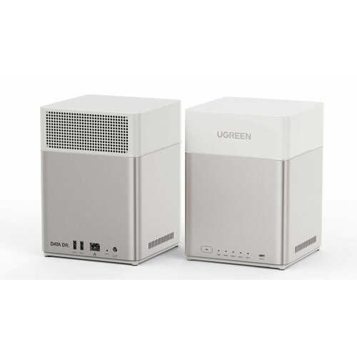 фото Ugreen nasync dh4300 plus white сетевое хранилище, облачное хранилище, медиасервис