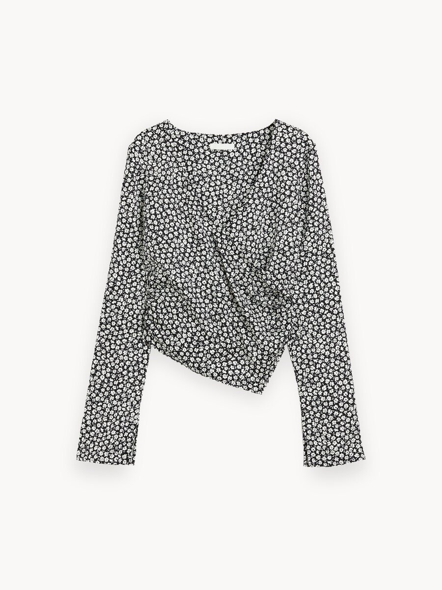 Блуза H&M, размер S, черный