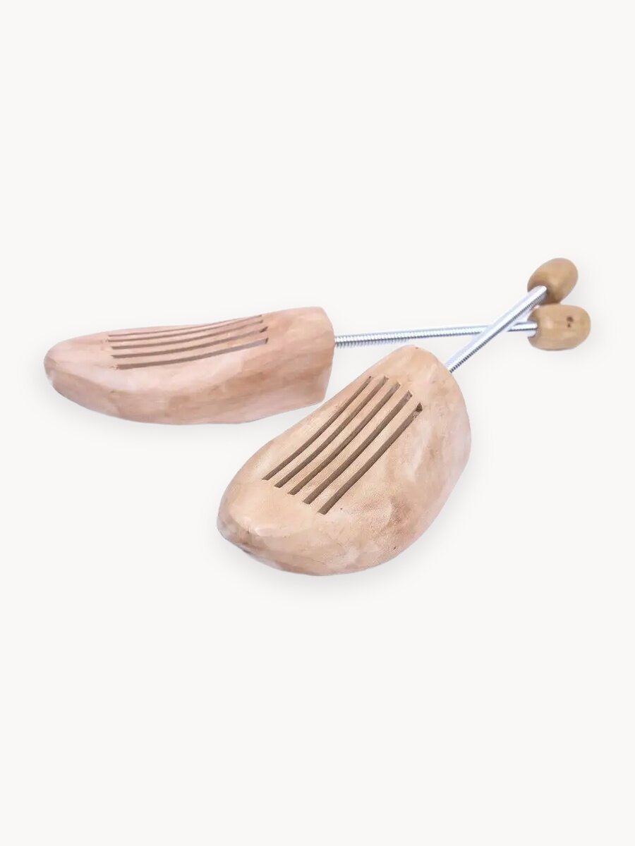 Формодержатели пружинные VALVI из натурального дерева для модельной обуви, размер 45/46