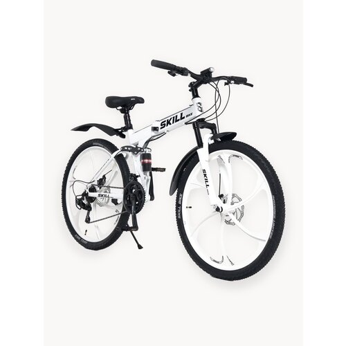 Велосипед Skillbike 3052, горный, складной, рама 17 дюймов, колеса 26 дюймов, 21 скорость