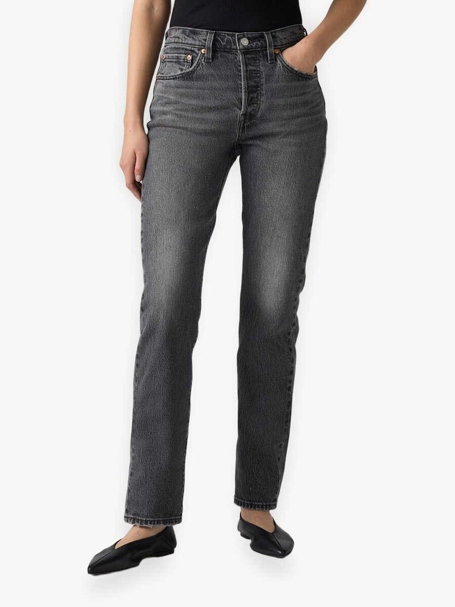 Джинсы классические Levi's 501 Original, размер 26/30 JEAN, черный