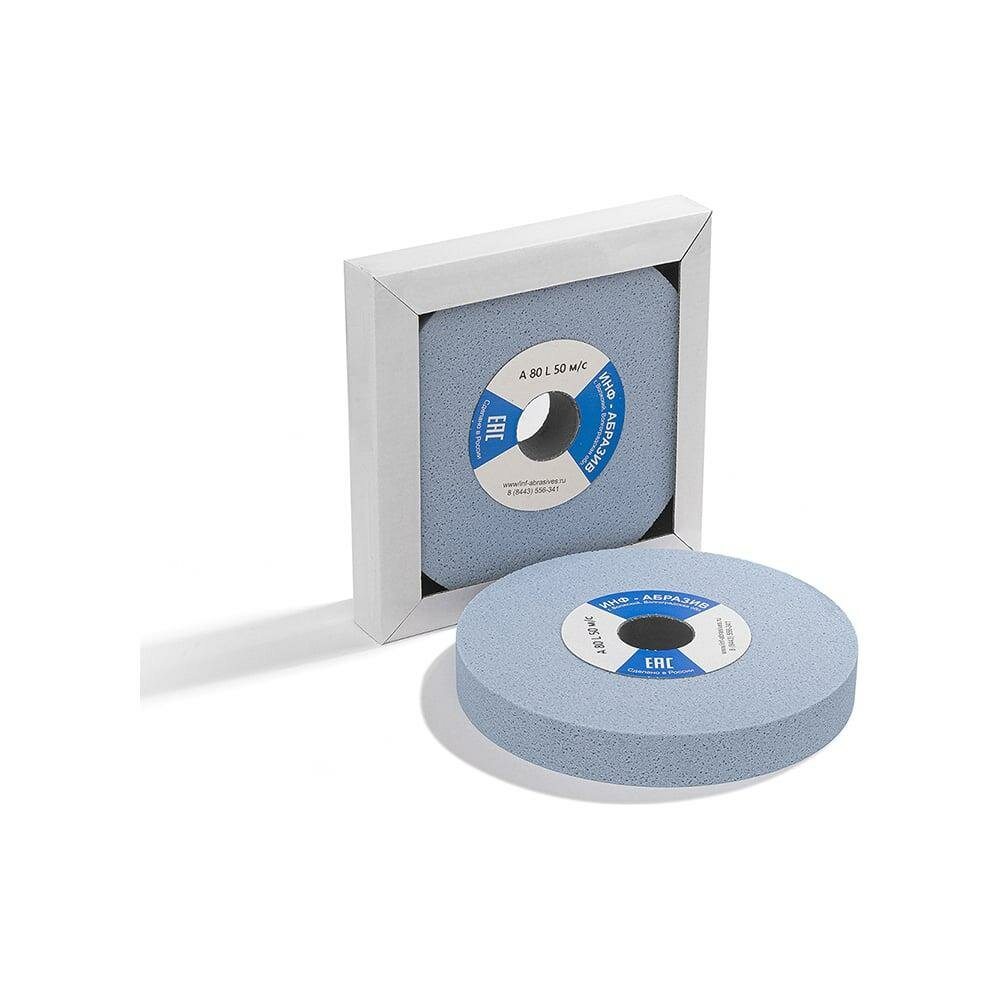 Круг шлифовальный 1, 175x25x32 мм, A 80 L 50 м/с инф-абразив 1-8710