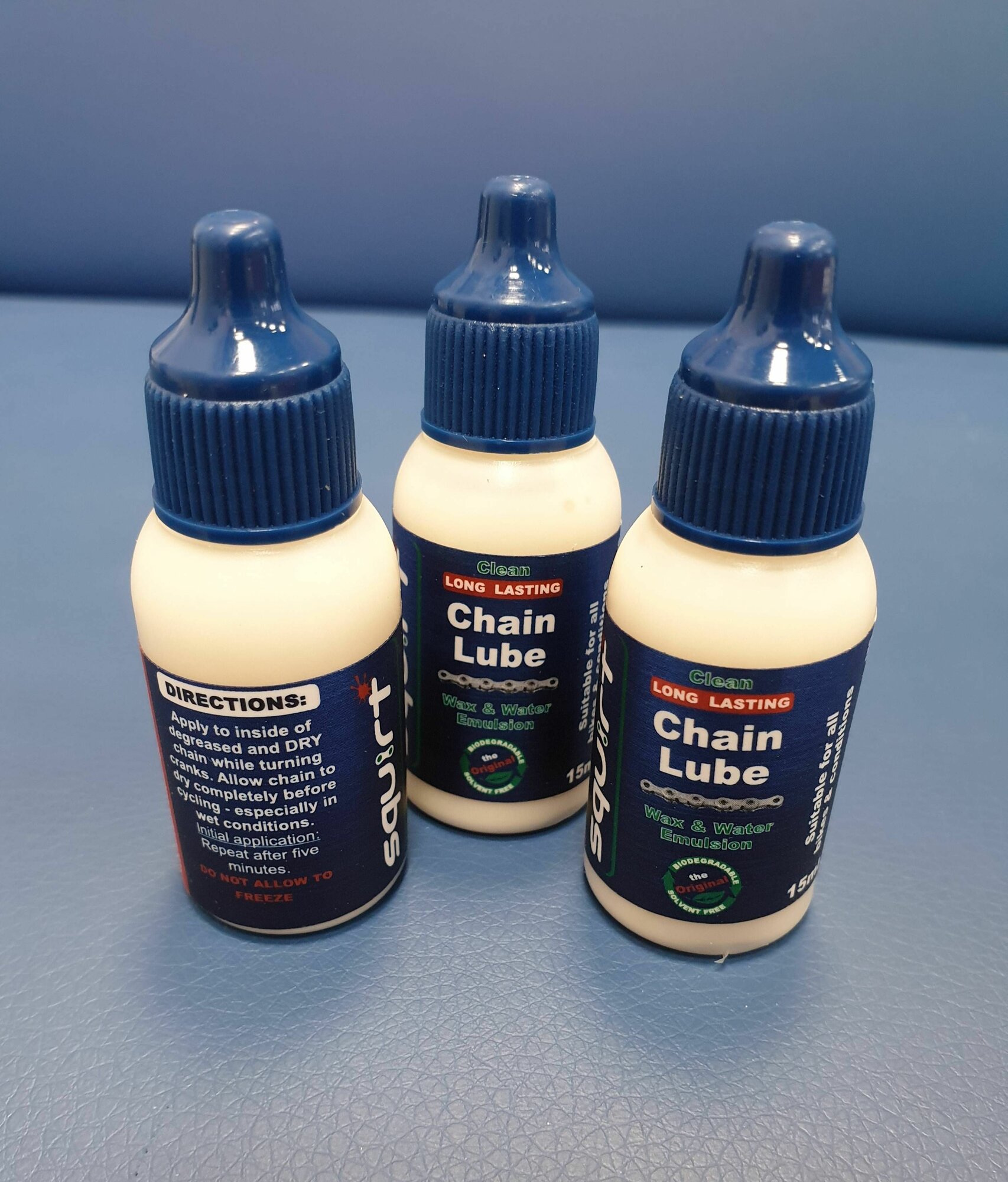 Squirt Chain Lube 15мл Велосипедная парафиновая смазка для цепи 100% эко