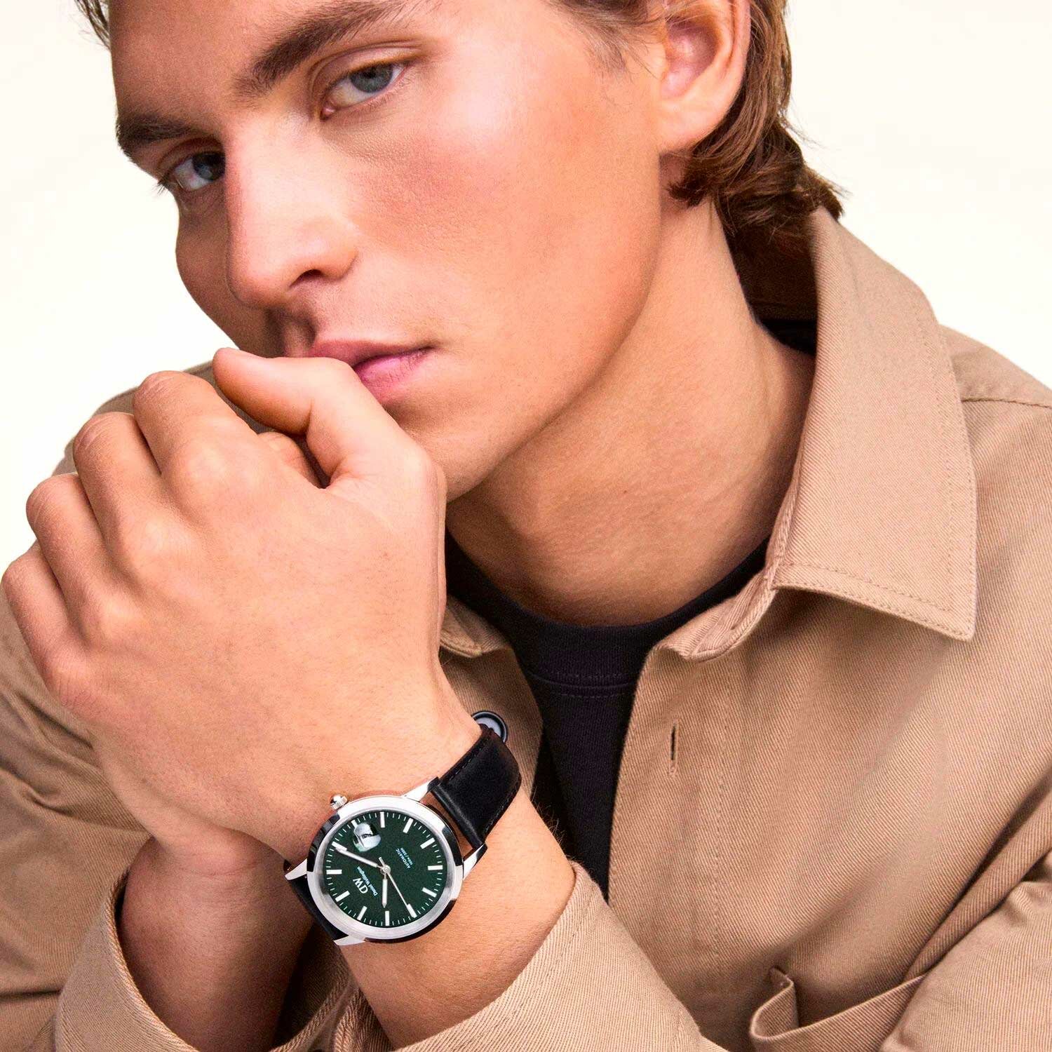 Наручные часы Daniel Wellington, черный, зеленый — фото 1