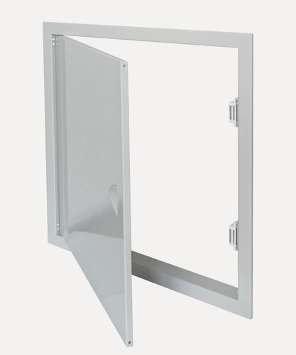 Изображение товара Люк ревизионный стальной Эвент ГК, ЛММ 50x120 серый (RAL 7044)