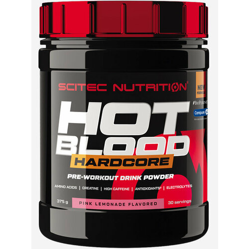 Scitec Nutrition Hot Blood Hardcore 375g (Pink Lemonade)