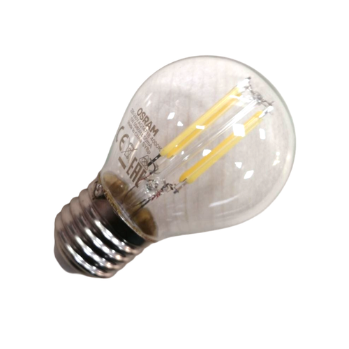 фото Лампа osram led star p шар 6вт e27 800 лм 4000 к нейтральный белый свет, без электромагнитных помех, 4058075218239