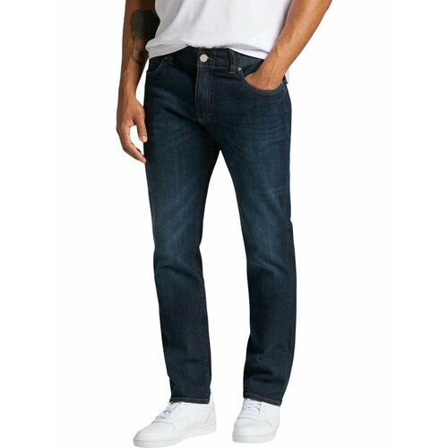 фото Джинсы lee men straight fit xm, размер 38/32, синий