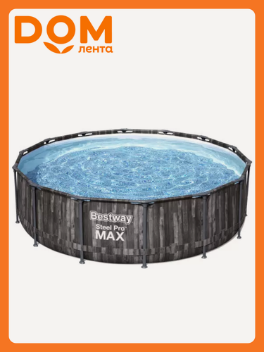Изображение товара Бассейн каркасный круглый Bestway Steel Pro Max, 427х427х107 см