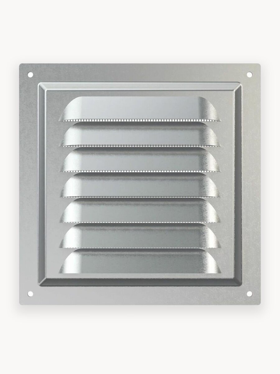 Решетка вентиляционная Era 1515МЦ, 150х150 мм, оцинкованная сталь