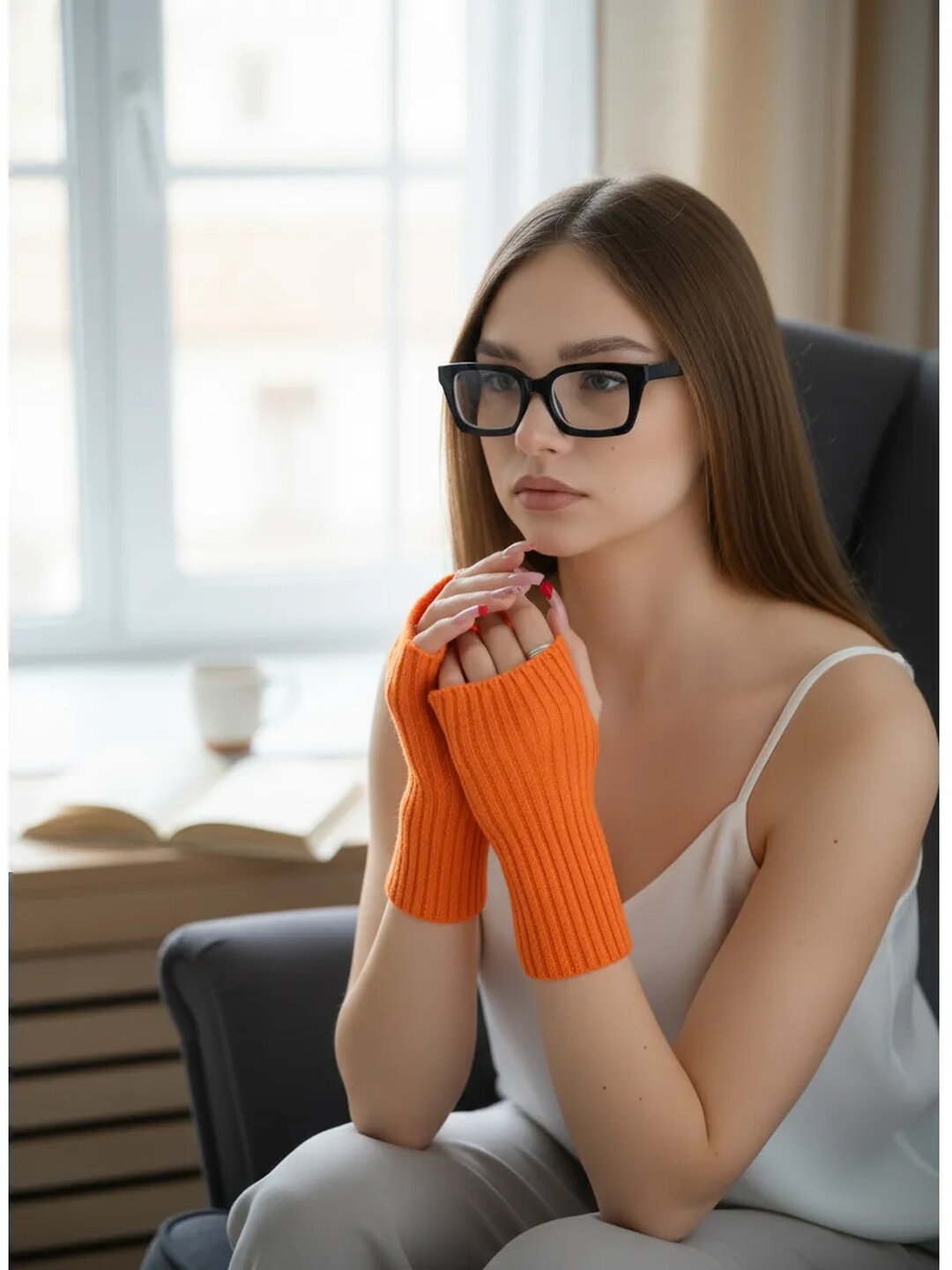 Митенки 2171 для девочек и женщин