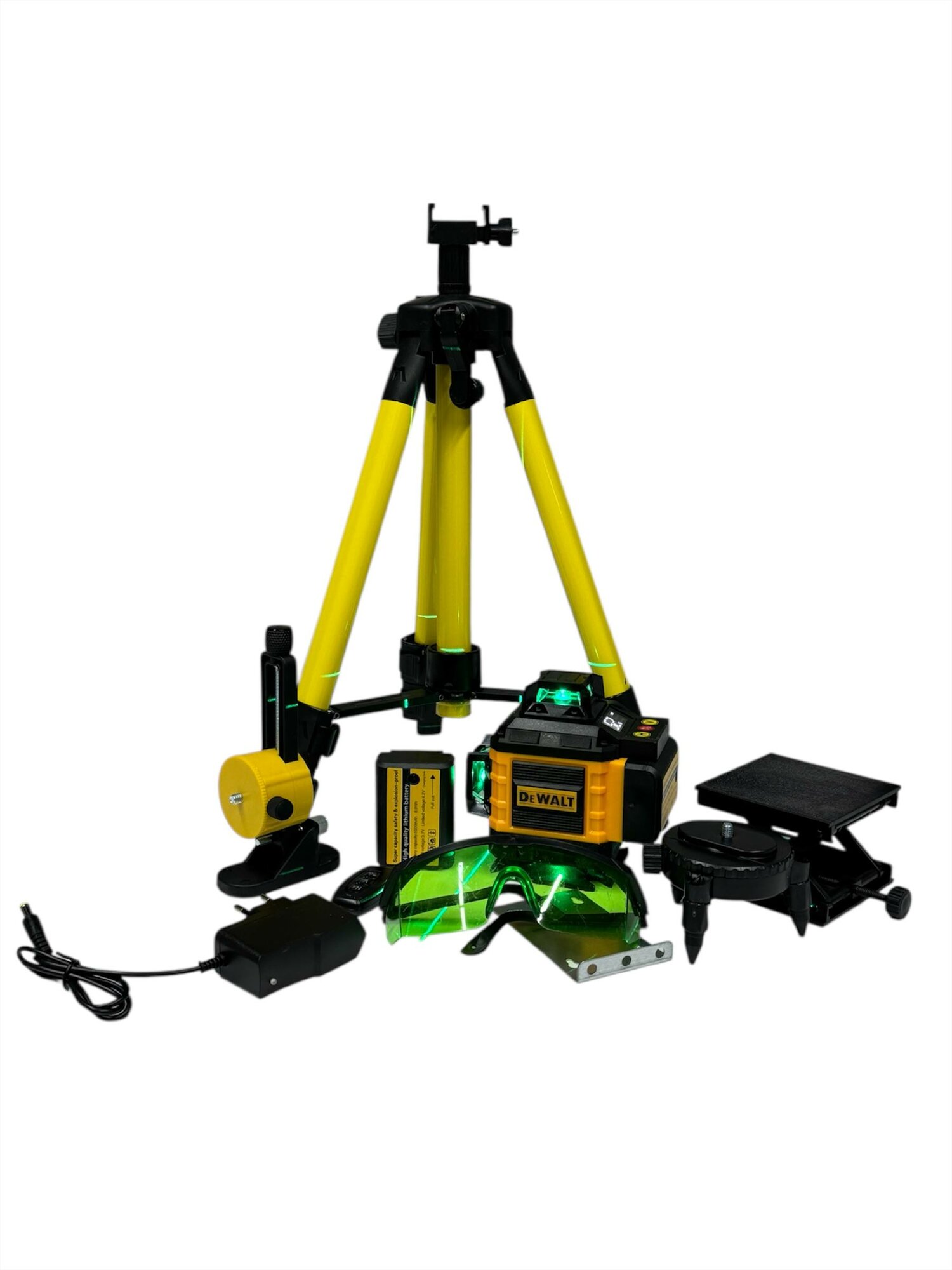 Лазерный уровень 4D Mk D16о стойкой — фото 1