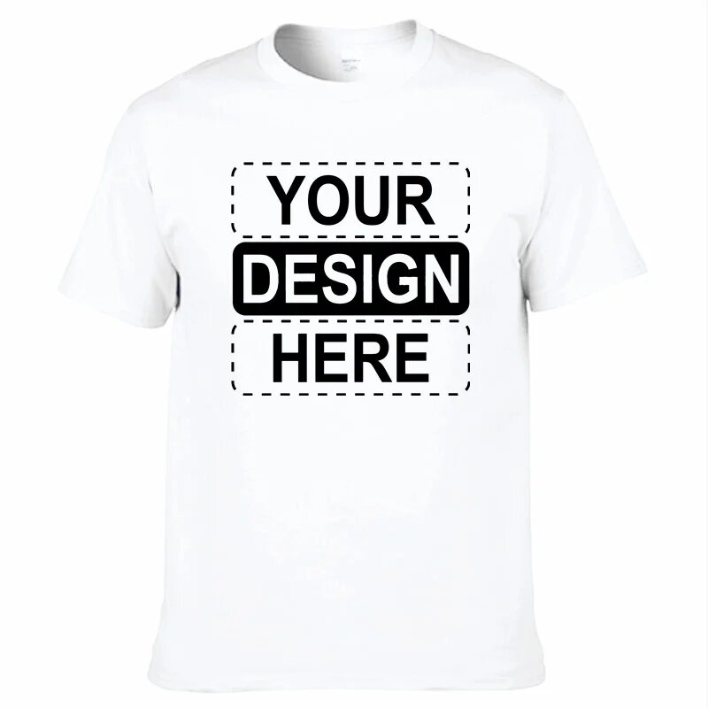 Футболка мужская белая XL, Your Design Here