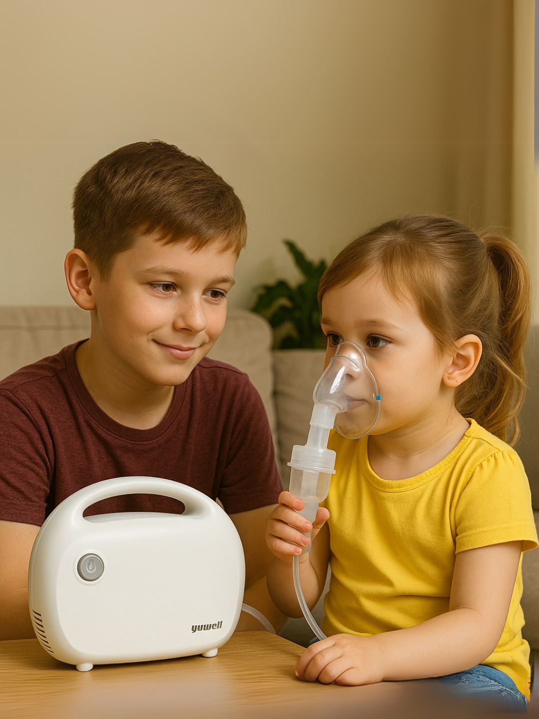 Ингалятор Yuwell 403T, компрессорный, для лечения дыхательных путей