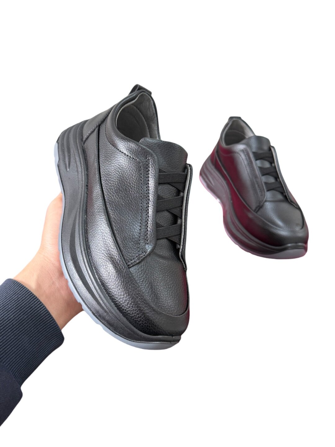 Лоферы  1, размер 39, черный — фото 1