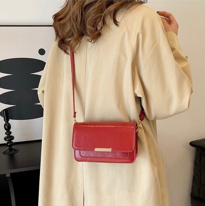 Сумка кросс-боди  WomenShopuz, красная — фото 1