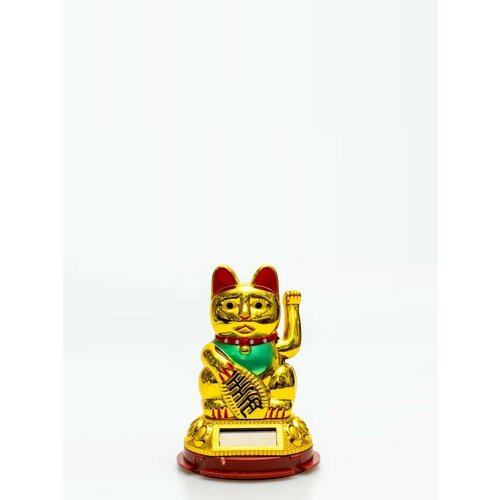 фото Кот удачи манэки нэко на солнечной батарее 8 см nimtom