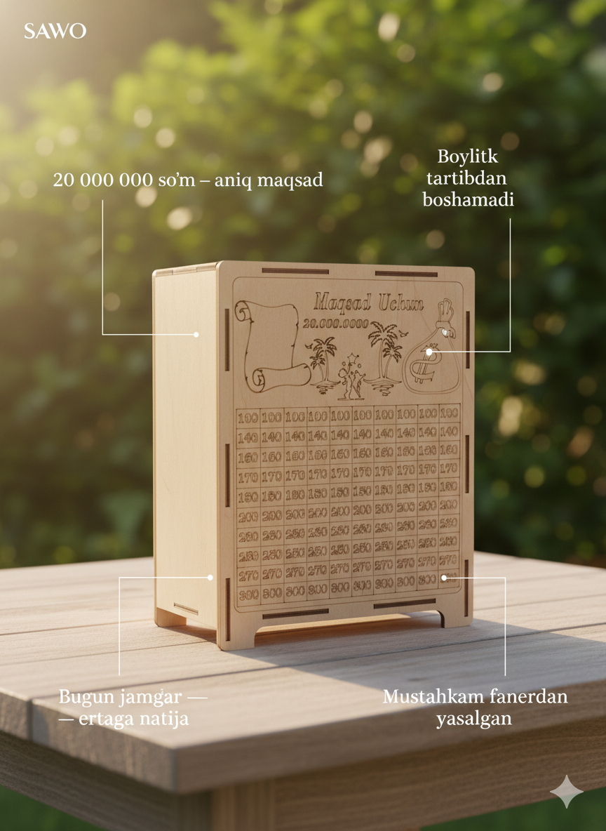 Копилка, деревянная копилка, копилка из фанеры, накопление денег, коробка для денег, подарок