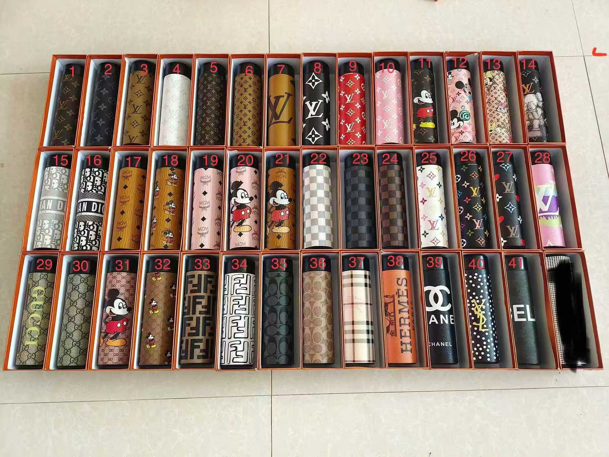 Термостакан с крышкой, металлический, вакуумный, 500 мл, ассорти дизайнов