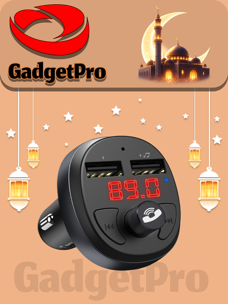 FM-трансмиттер Hoco E41 черный: Bluetooth, USB, MP3, для авто, надежный, современный — фото 1