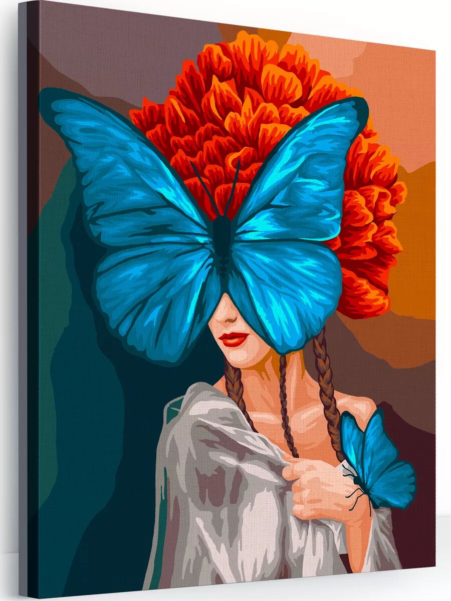 Картина по номерам Hobby Paint Крылья бабочки