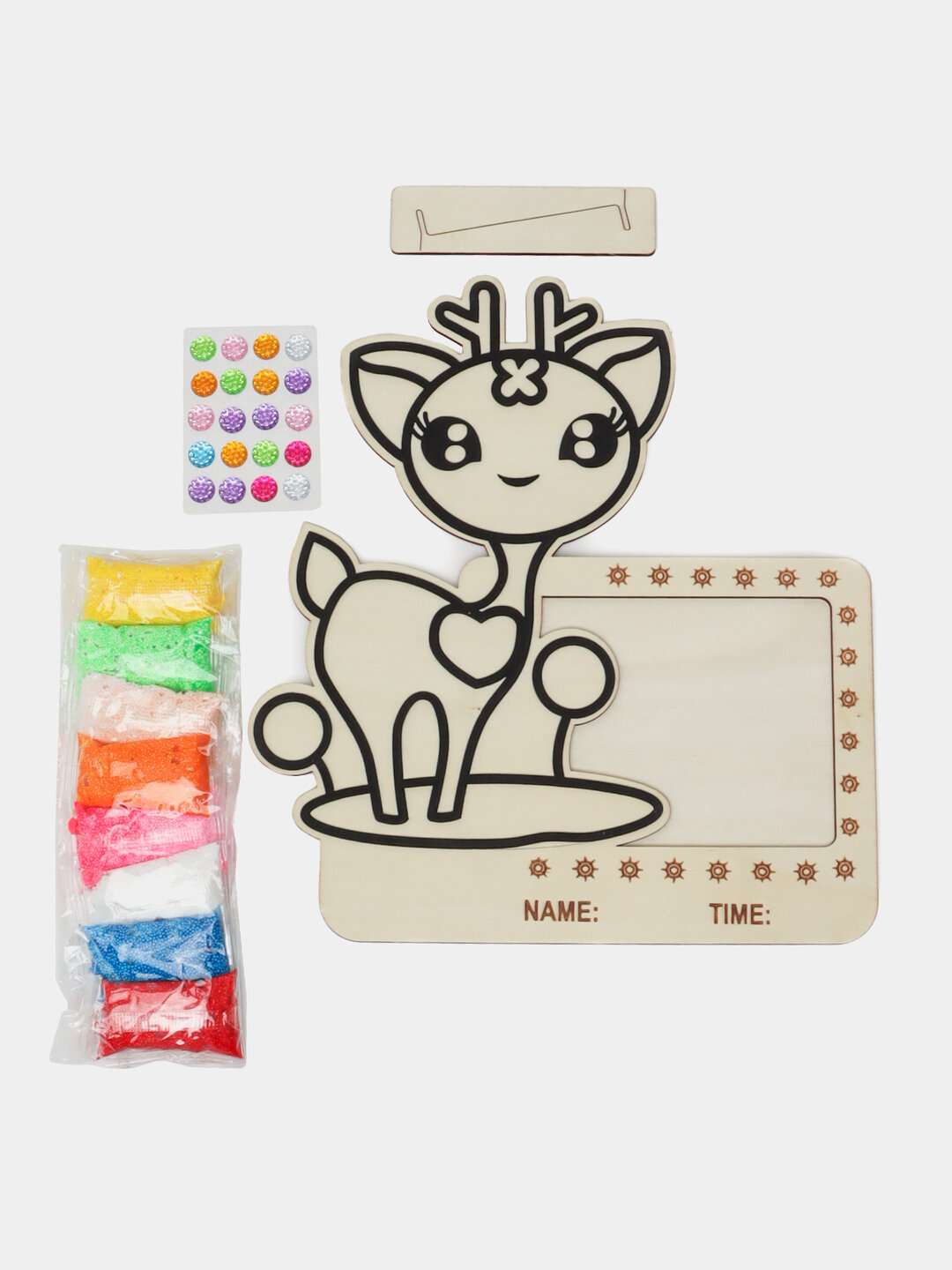 Творческий набор для детей "Пластилиновая Картина", рисование цветом, 3D, фанера.