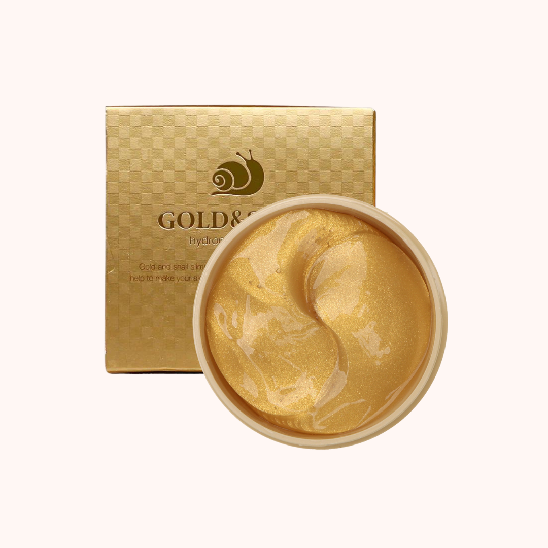 Гидрогелевые патчи Petitfee "Gold & Snail" для глаз, 60 штук