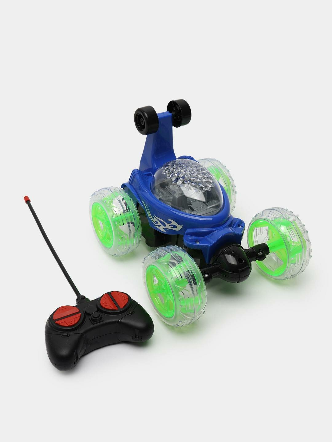 Радиоуправляемая машинка, с LED-подсветкой, трюки 360°, прочная конструкция