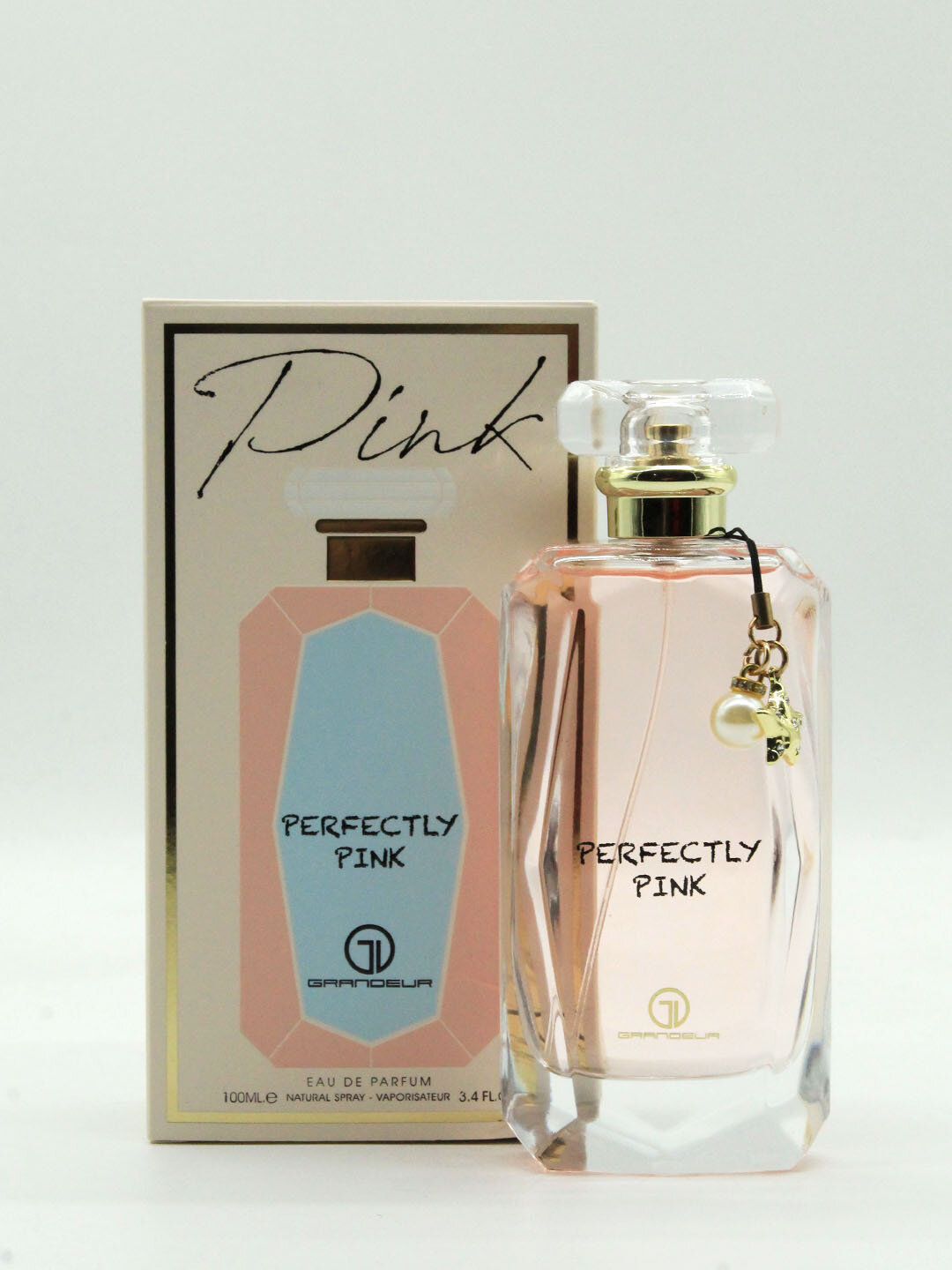 Парфюмерная вода GRANDEUR Perfectly Pink, для женщин, фруктово-цветочные ноты, 100мл — фото 1