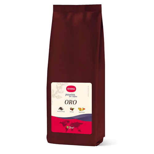 фото Кофе в зернах nivona oro 500g, 100% арабика, средняя степень обжарки