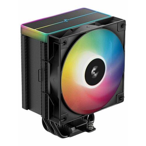 фото Кулер для процессора deepcool ag500 bk argb v2 lga1700/1200/115x/am5/am4 ( tdp 240w, pwm, argb fan 120mm, 5 тепл. трубок)