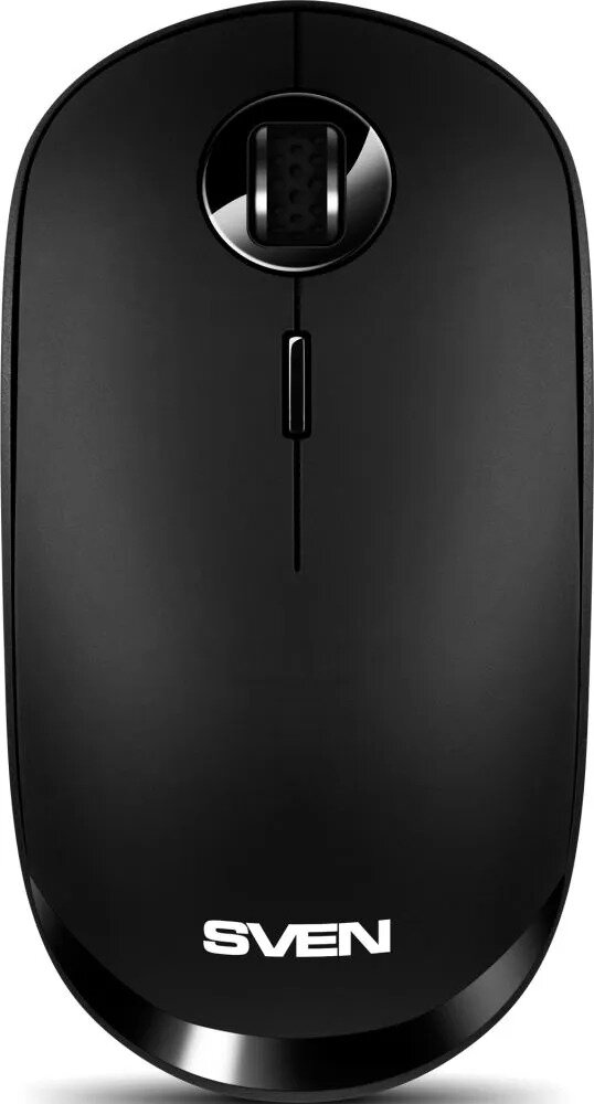 Мышь беспроводная SVEN RX-570SW черный, 1600 dpi, радиоканал, Bluetooth, USB, кнопки - 4