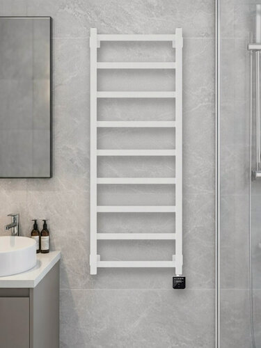 Изображение товара Quadro-1 Полотенцесушитель электрический EQ1 120x50 см Белый