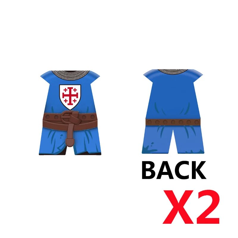 Блочный конструктор BRICKPANDA, Синий, YLP 006-2PCS
