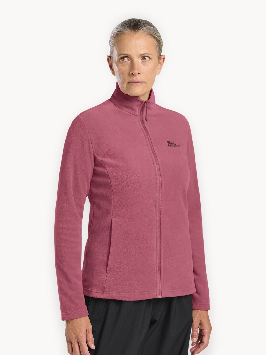 Толстовка Jack Wolfskin TAUNUS Full Zip, размер L, , бордовый