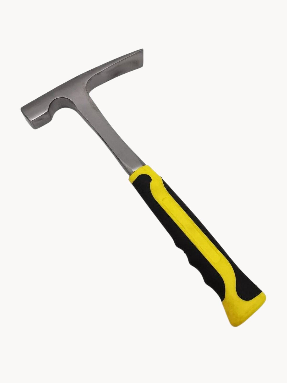 Молоток качественный кованный цельнометаллический молоток с двухкомпонентной ручкой, инструмент каменщика