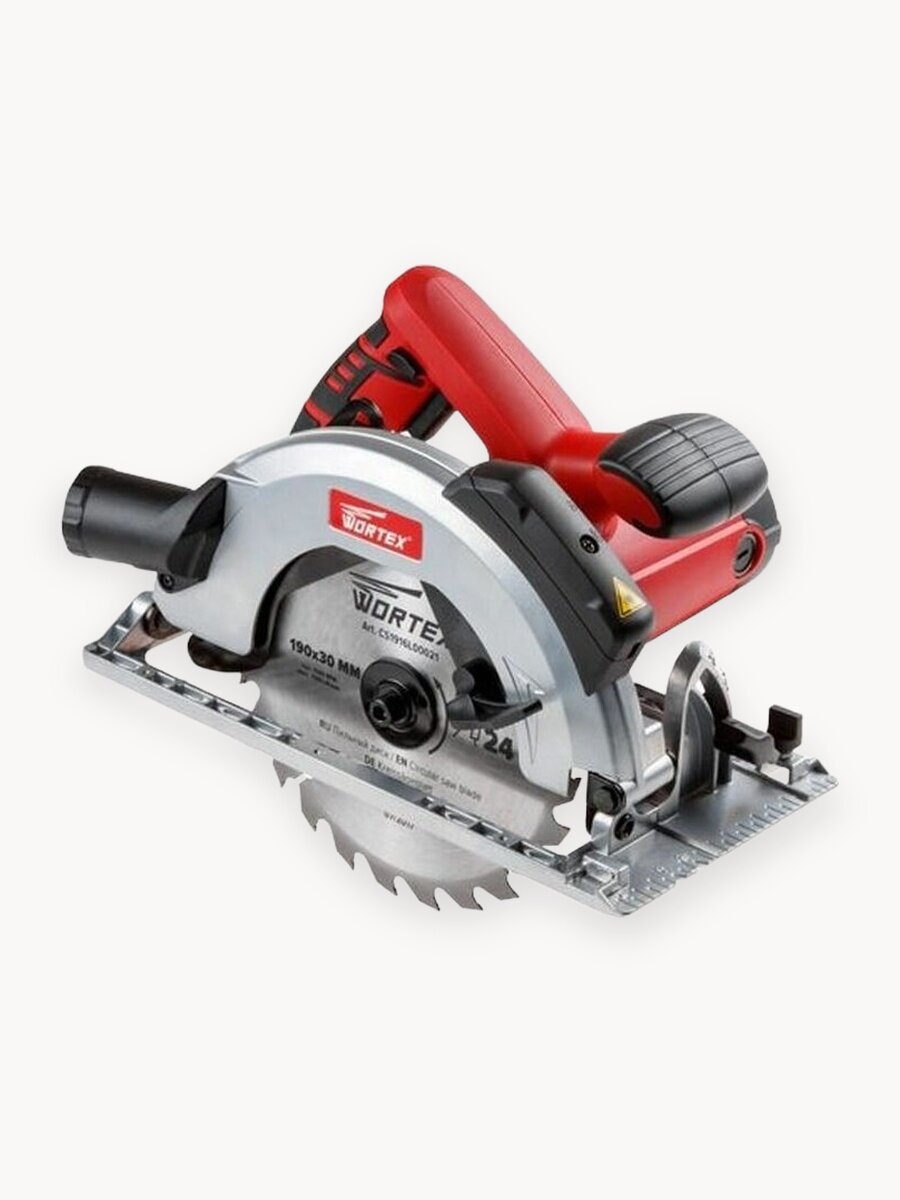 Циркулярная пила дисковая по дереву электрическая WORTEX CS 1916 L (CS1916L00021)