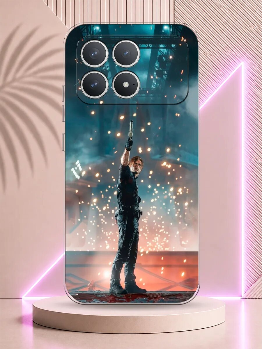 Чехол на Poco F8 Pro Леон Кеннеди